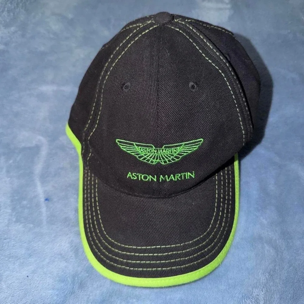 Aston Martin black and green baseball cap